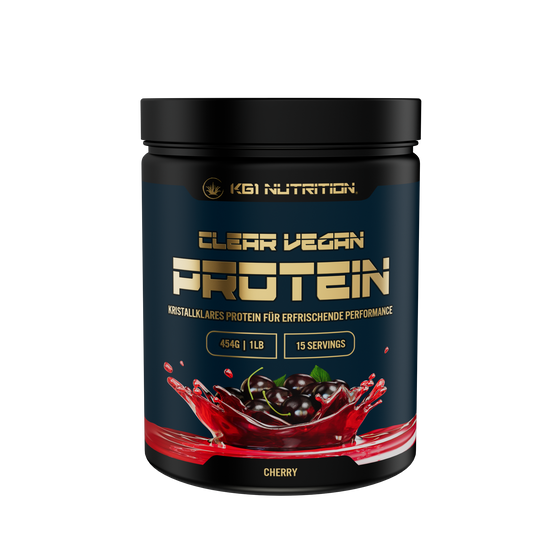 Clear Vegan Protein Cherry,   hydrolysiertes Erbsenprotein, kristallklar, Doseninhalt 454g