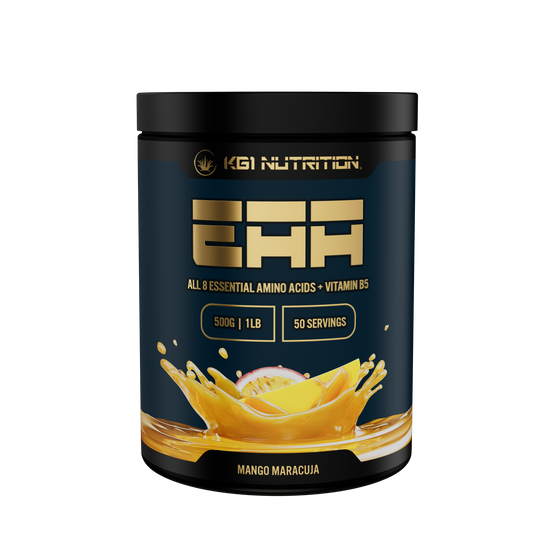 EAA, all 8 essential amino acids + Vitamin B5, Doseninhalt 500g