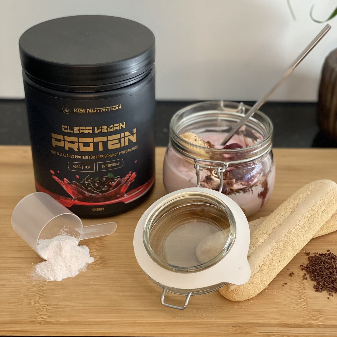 Kirsch-Schoko Protein Bowl – Löffelbares Proteinerlebnis