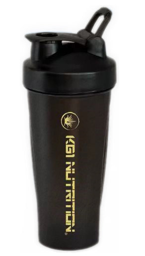 KG1 Nutrition Shaker 600ml schwarz